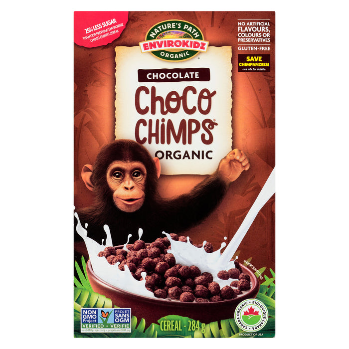 Céréales biologiques Choco Chimps Nature's Path EnviroKidz, 284 g