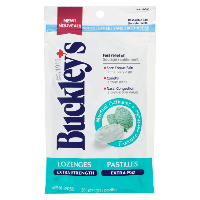 Buckley's Menthol Outburst Extra Strength, 30-Pack