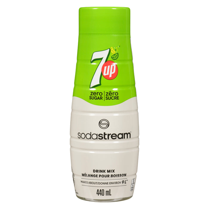 SodaStream Drink Mix 7 Up Zero Sugar, 440 ml