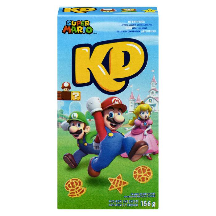 KD Macaroni et Fromage Super Mario, 156 g