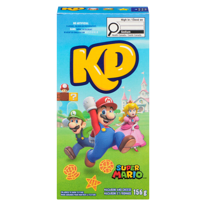KD Macaroni and Cheese Super Mario, 156 g