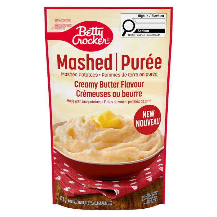 Pommes de terre en purée crémeuse au beurre Betty Crocker, 113 g