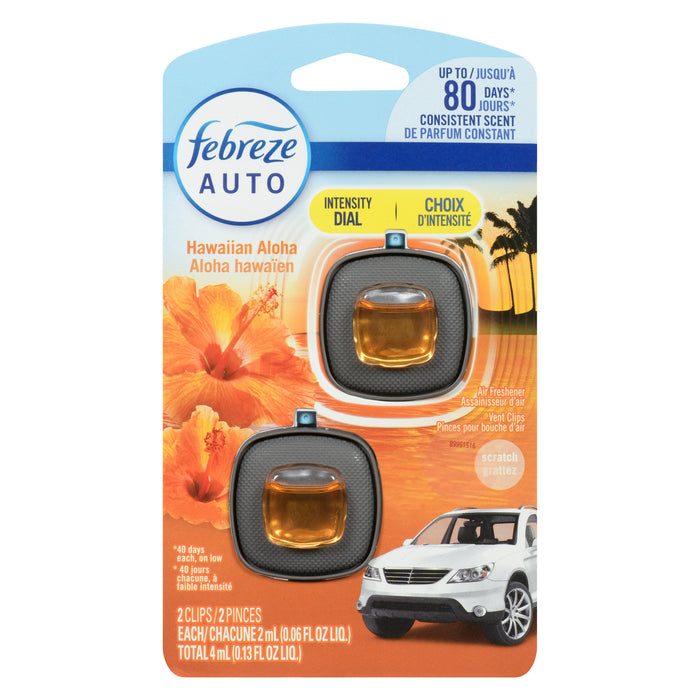 Febreze CAR, Hawaiian Aloha, 2-Pack
