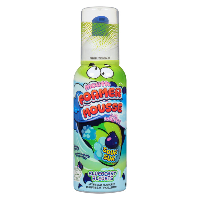 Mouth Foamer Sour Blueberry Candy Spray, 90-ml