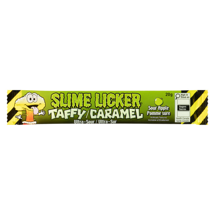 Taffy ultra-sur Toxic Waste Slime Licker, pomme sure, 20 g