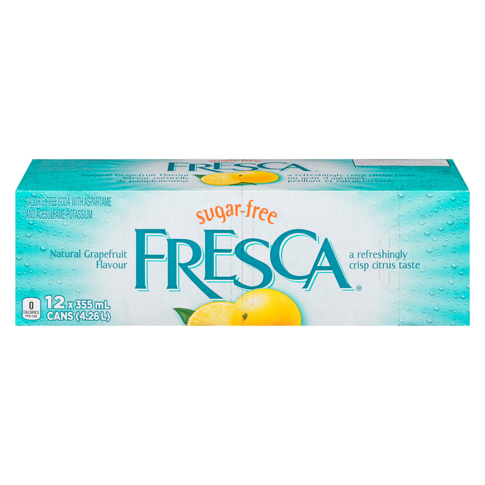 Fresca Soda, 12-Pack, 355 ml