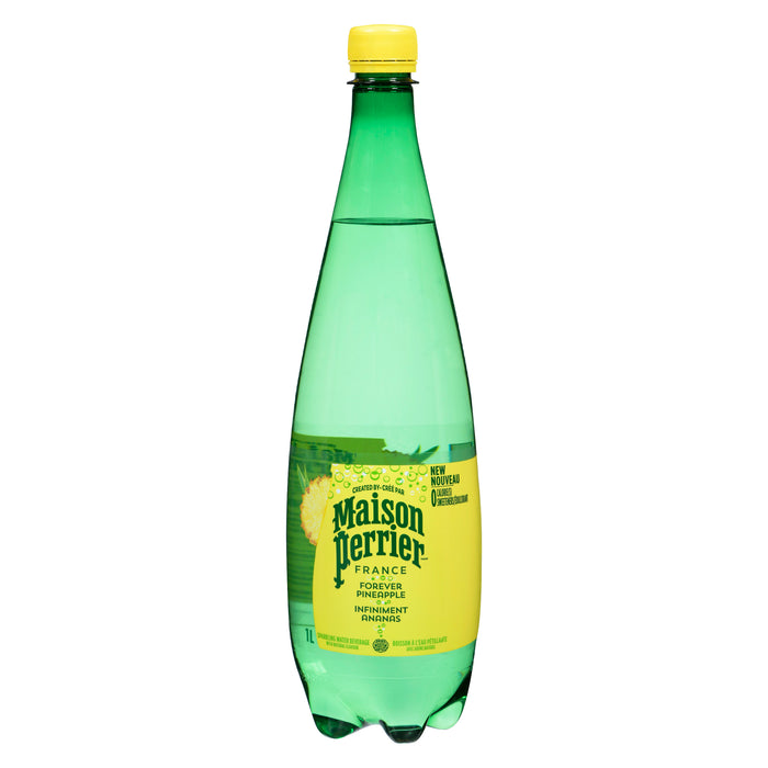 Perrier Sparkling Mineral Water, Pineapple, 1 L