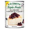 E.D.SMITH. Triple Fruits Pie Filling, Blueberry, Raspberry et Blackberry, 540 ml