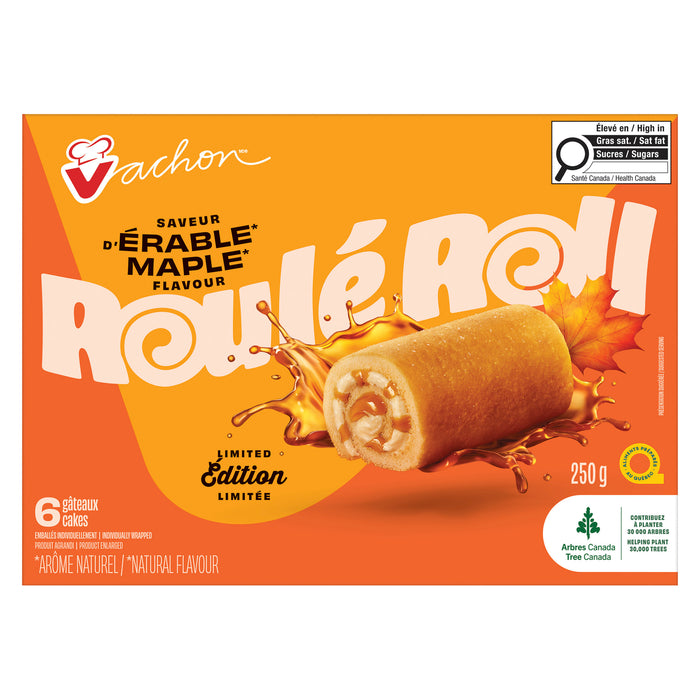 Vachon Maple Rolls, 250-g, 6-Pack