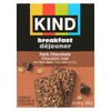 KIND Déjeuner Barres Chocolat Noir, emb. de 4