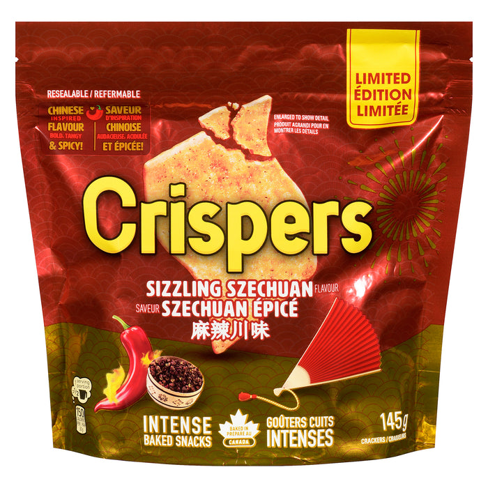 Christie Crispers Crackers Sizzling Szechuan, 145 g