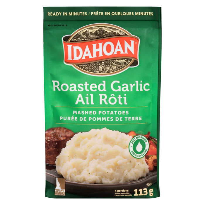 Idahoan Roasted Garlic Mashed Potatoes - 113g