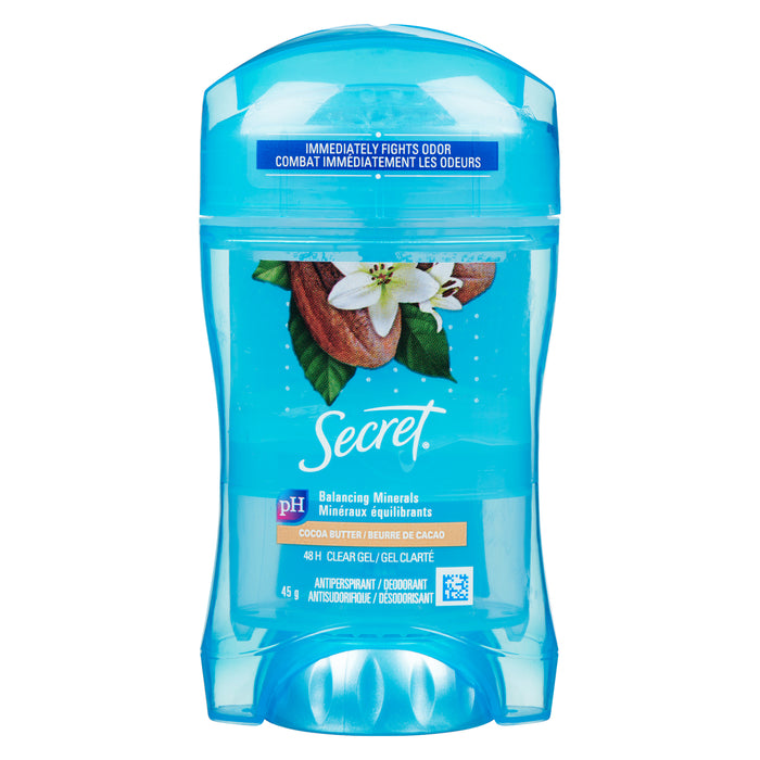 Antisudorifique et déodorant Secret Fraîcheur beurre de coco Gel clarté - 45 g