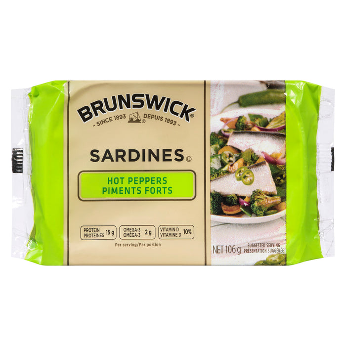 Brunswick Sardines Piments Forts, 106 g