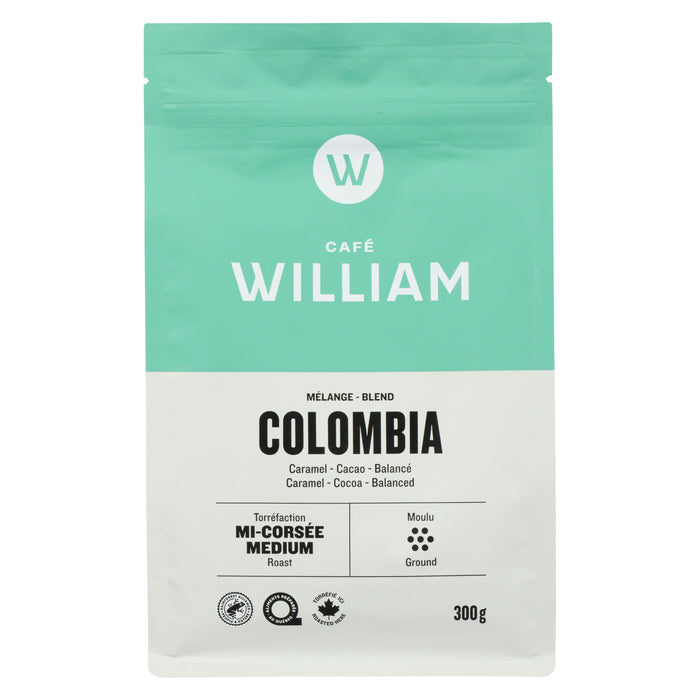 Café William Coffee Blend Colombia Medium Roast Ground, 300 g