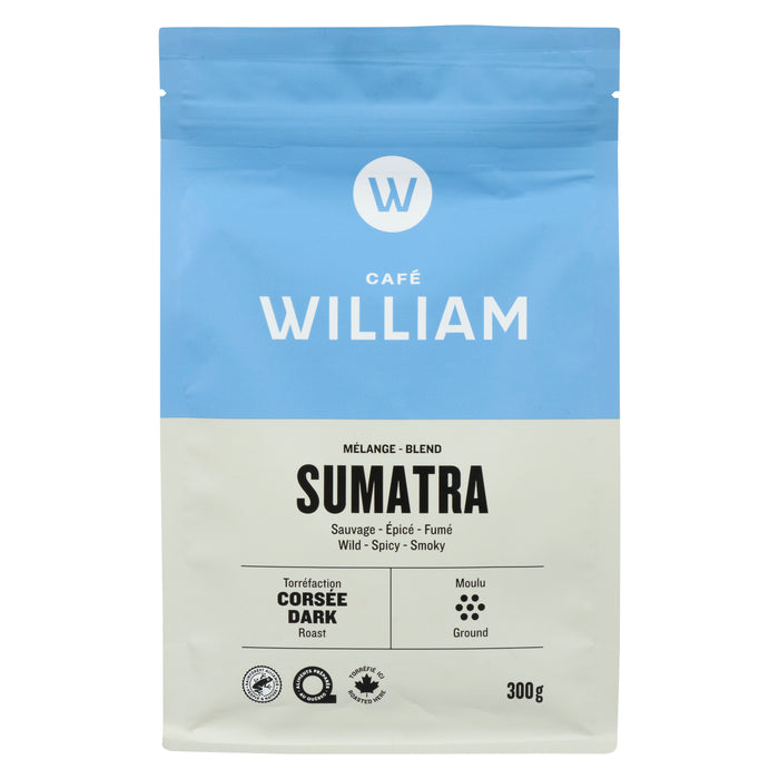 Café William Coffee Blend Sumatra Dark Roast Ground, 300 g