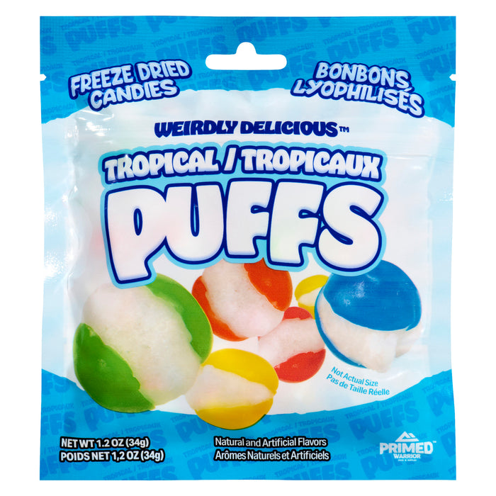 Primed Warrior Freeze Dried Candies Tropical Puffs, 34 g