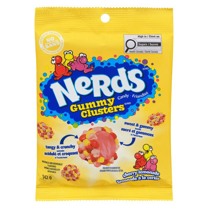Friandises Gummy Clusters Nerds, Limonade à la cerise, 142 g