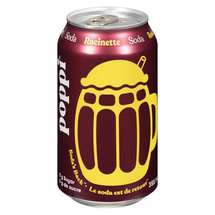 Poppi Soda Root Beer, 355 ml