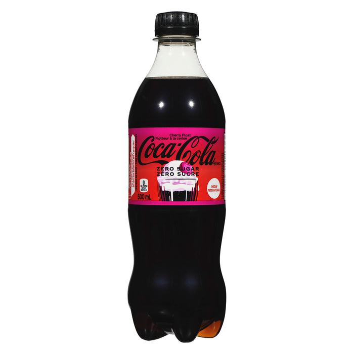 Coca-Cola Zero Sugar Cherry Vanilla Cola Cherry Float, 500 ml