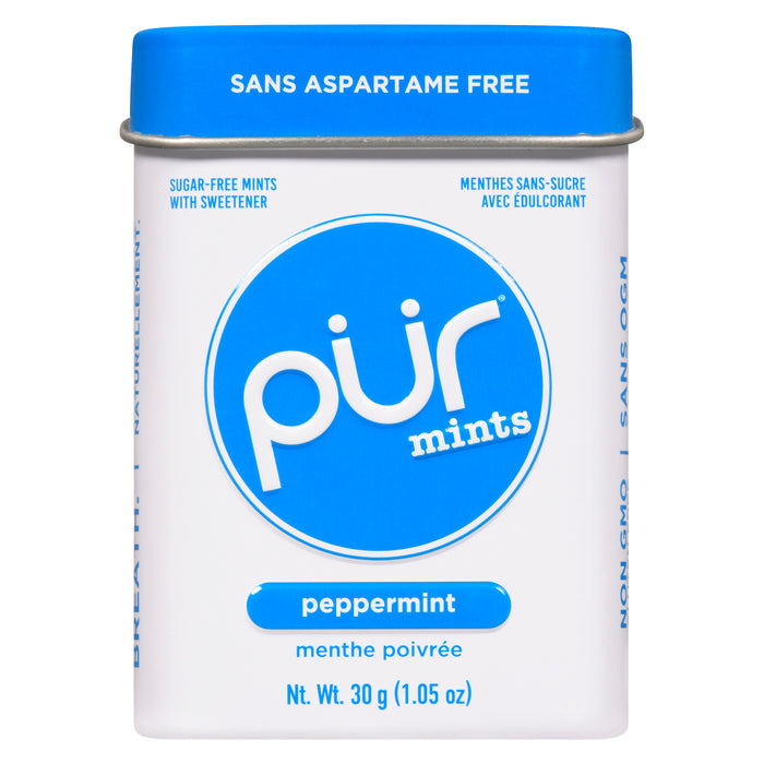 Pür Sugar-Free Mints with Sweetener Peppermint, 30 g