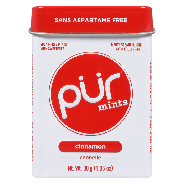 Pür Sugar-Free Mints with Sweetener Cinnamon, 30 g