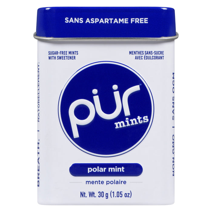 Pür Sugar-Free Mints with Sweetener Polar Mint, 30 g