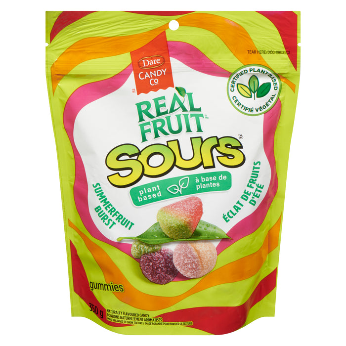 Dare Candy Co Candy Sours Summerfruit Burst Gummies, 350 g