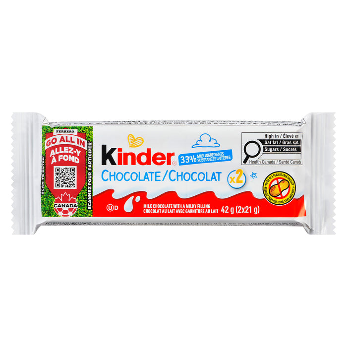 Kinder Chocolate, 2-Pack, 42 g