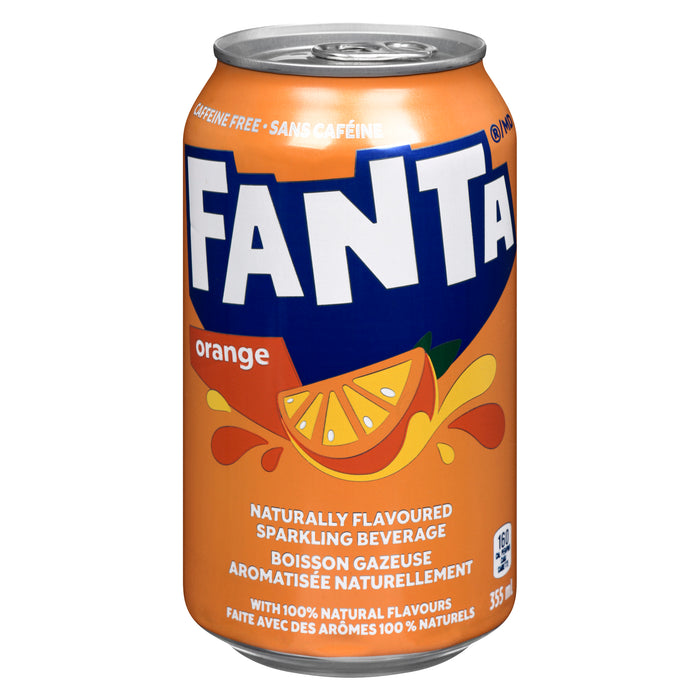 Fanta Sparkling Beverage Orange, 355 ml