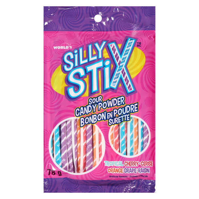 Silly Stix Sour Candy Powder, 78 g