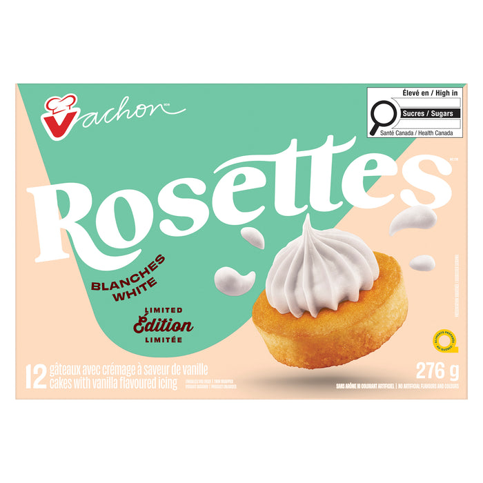 Vachon Rossettes White Icing Cakes, 12 -Pack, 276 g