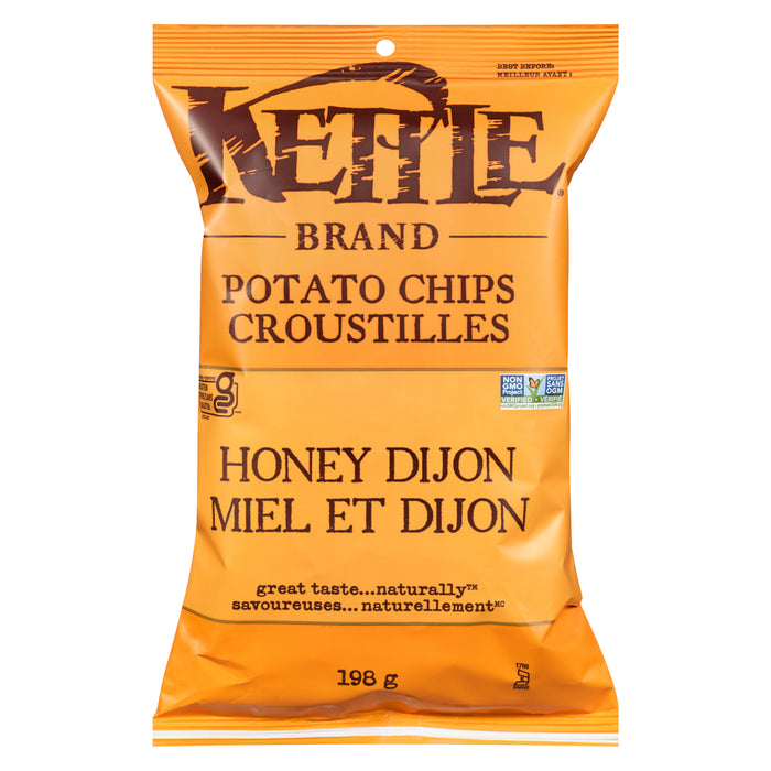 Kettle Brand Croustilles Miel et Dijon, 198 g