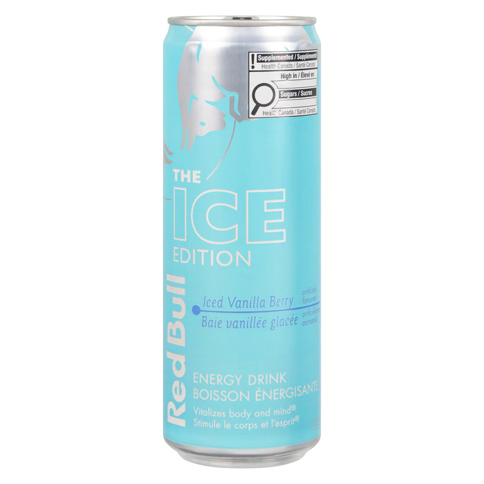 Red Bull Boisson Énergisante Baie Vanillée Glacée, 473 ml