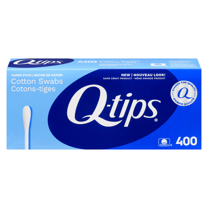 Q-tips Paper Stick Cotton Swabs, 400-Pack