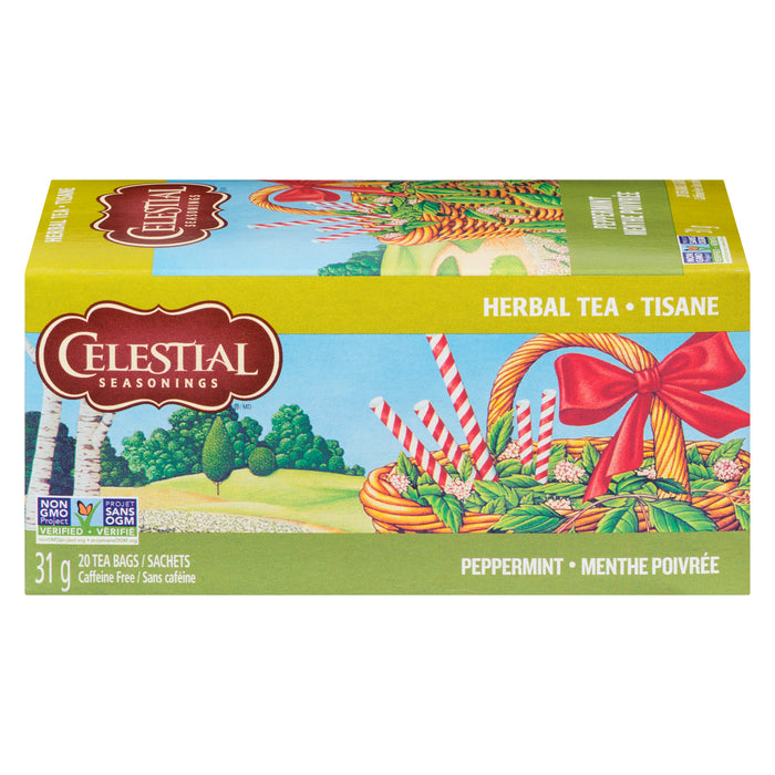 Celestial Seasonings Herbal Tea Peppermint, 20-Pack