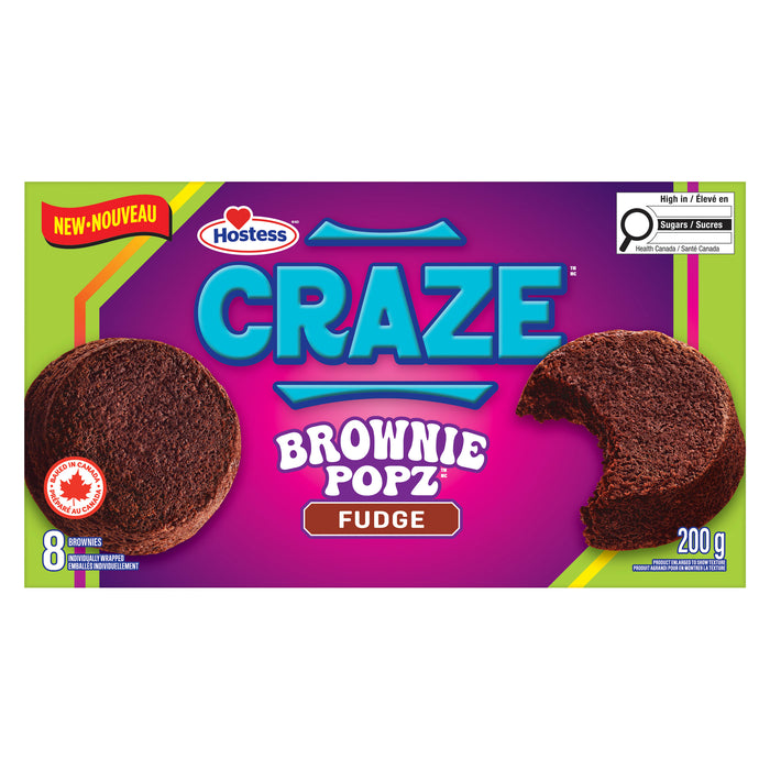 Brownies Craze au fudge Hostess, emb. de 8