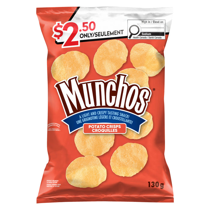 Munchos Potato Crisps, 130 g