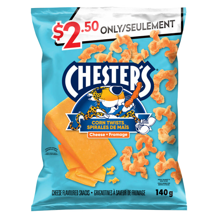 Chester’s Cheese Flavoured Corn Twists, 140 g