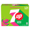 7 Up melon d’eau sans sucre, emb. de 12, 355 ml