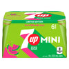 7UP Mini Zero Sugar Watermelon Limited Edition, 6-Pack, 222 ml