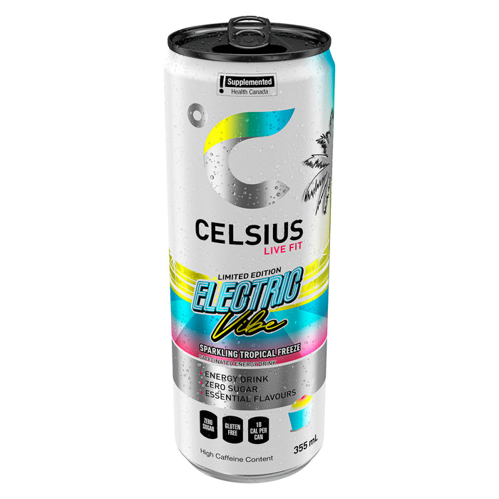 CELSIUS Energy Drink Live Fit Tropical Vibe, 355 ml