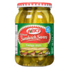 Bick's Sandwich Savers Premium Pickles Tangy Dill, 500 ml