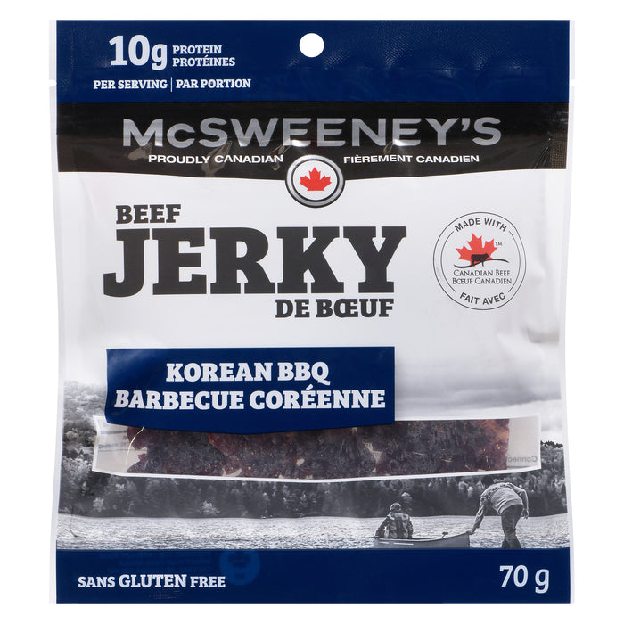 McSweeney's Beef Jerky Korean BBQ, 70 g