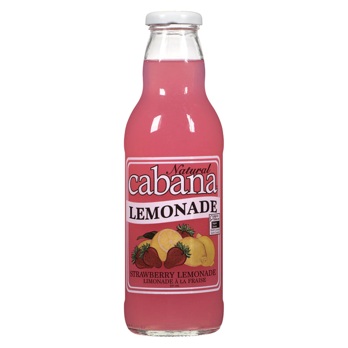 Natural Cabana Lemonade Strawberry, 591 ml