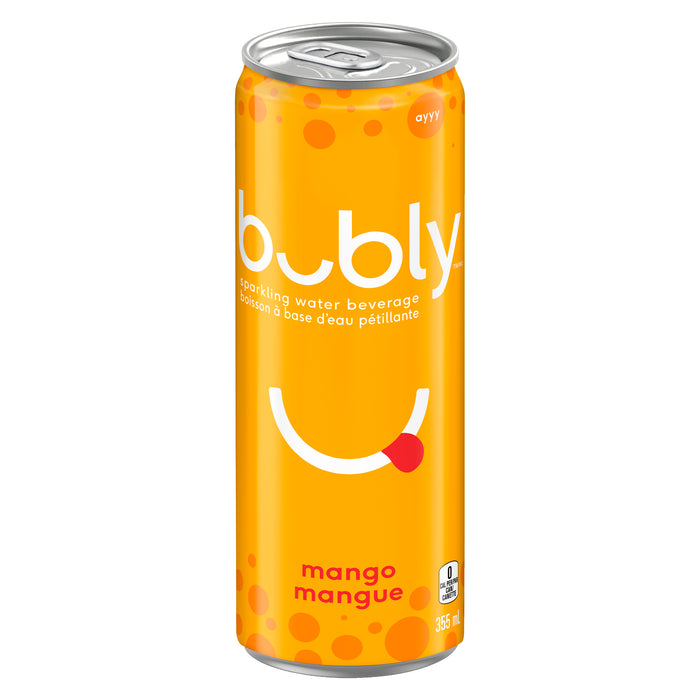 Bubly Boisson à Base d'Eau Pétillante Mangue, 355 ml