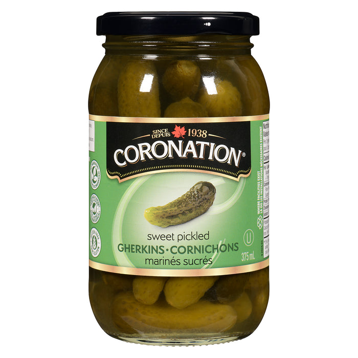 Coronation Sweet Pickled Gherkins, 375 ml