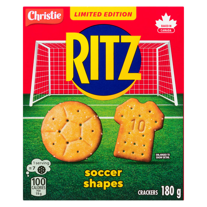 Craquelins formes de soccer Édition limitée Christie Ritz – 180 g