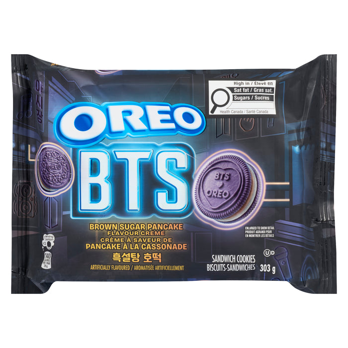Biscuits-sandwiches BTS crème à saveur de pancake à la cassonade Oreo, 303 g