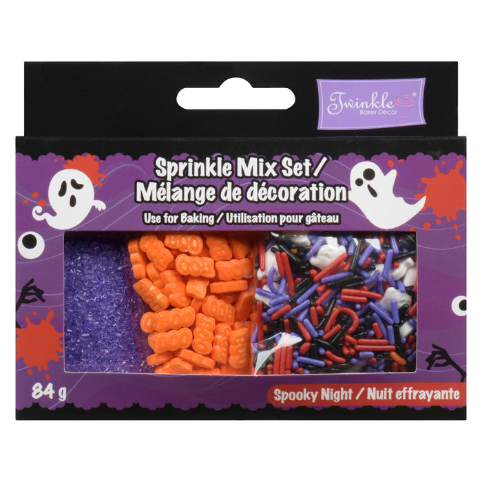 Ens. de décorations sucrées Spooky Night Twinkle Baker Décor, 84 g